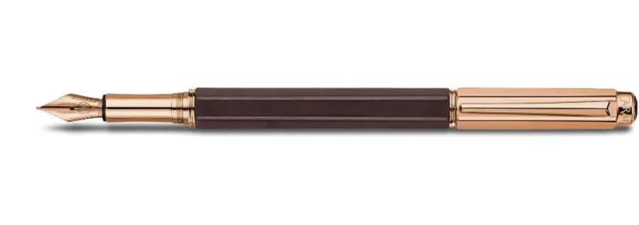 obrazek 1 Pozłacane różowo-złote pióro wieczne Varius Ebony