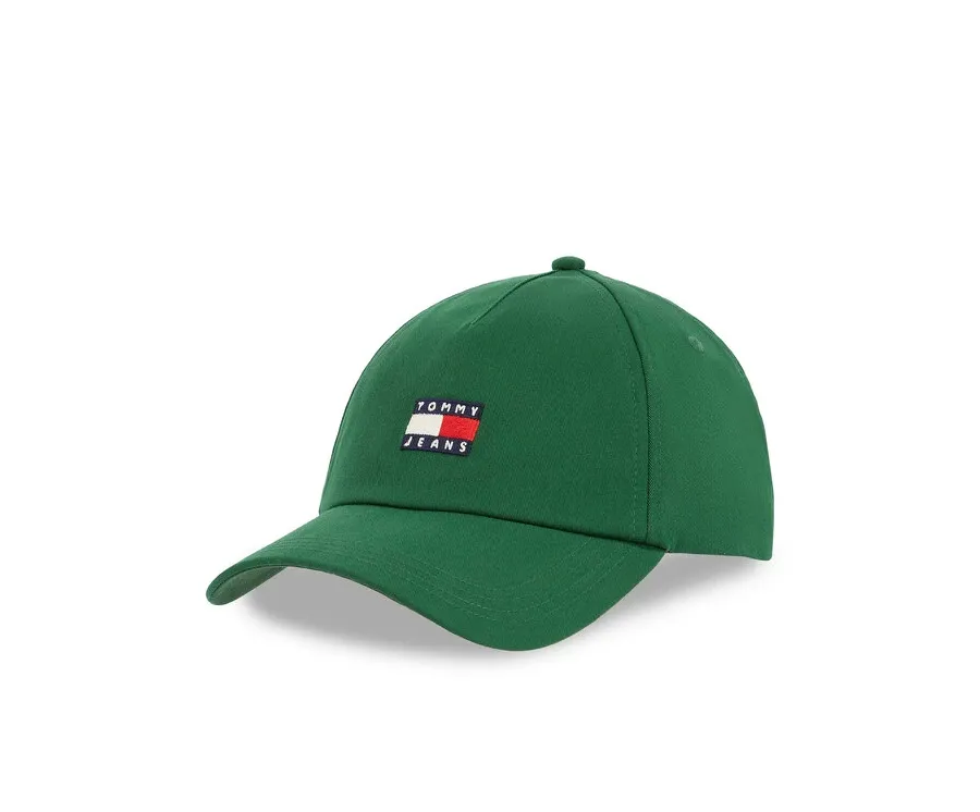 obrazek 1 Tommy Jeans Czapka z daszkiem Tjm Linear Logo Cap AM0AM12958 Zielony