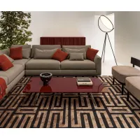 Picture Tall lacquered rectangular Charleston table