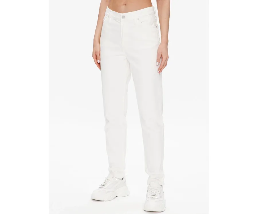 obrazek 1 Calvin Klein Jeans Jeansy J20J220603 Biały Regular Fit