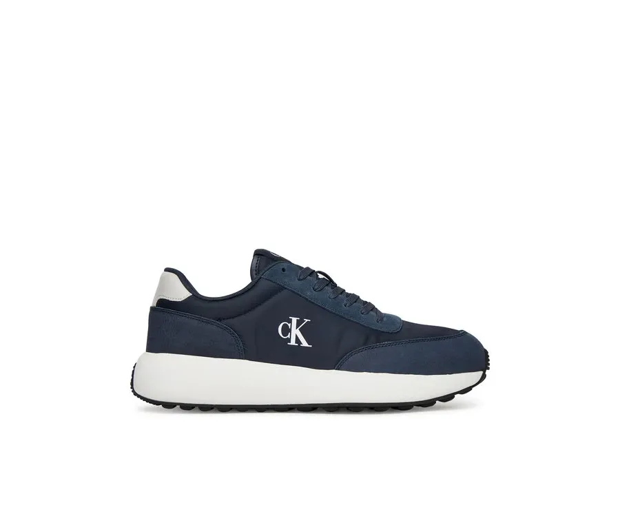 obrazek 1 Calvin Klein Jeans Sneakersy Athleisure Runner Laceup Ny-Su YM0YM01370 Granatowy