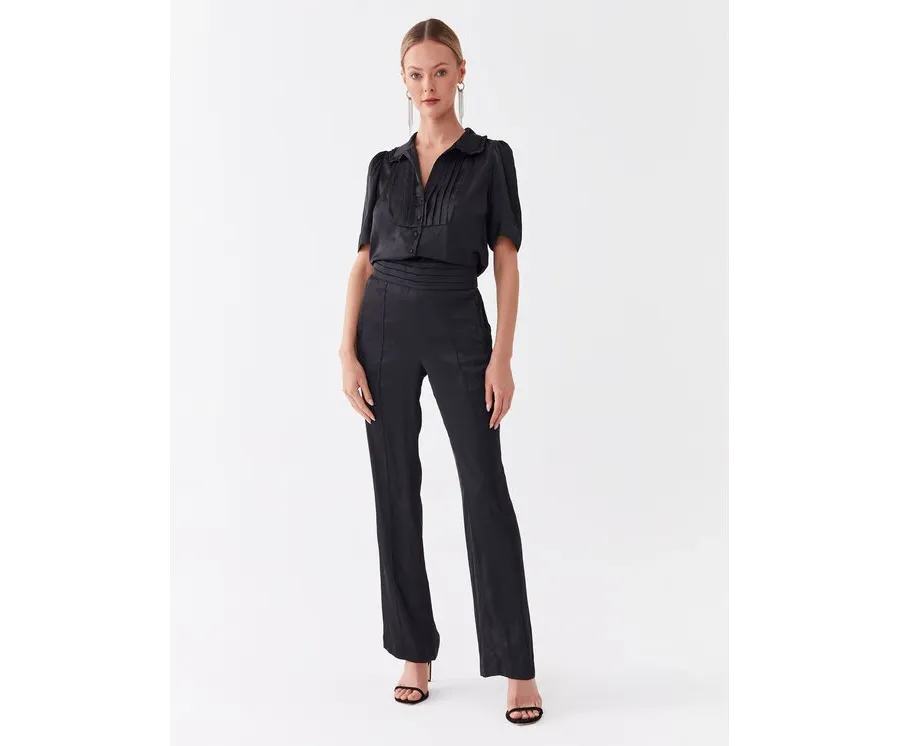 obrazek 1 Zadig&Voltaire Kombinezon Calliope WWJU00027 Czarny Regular Fit
