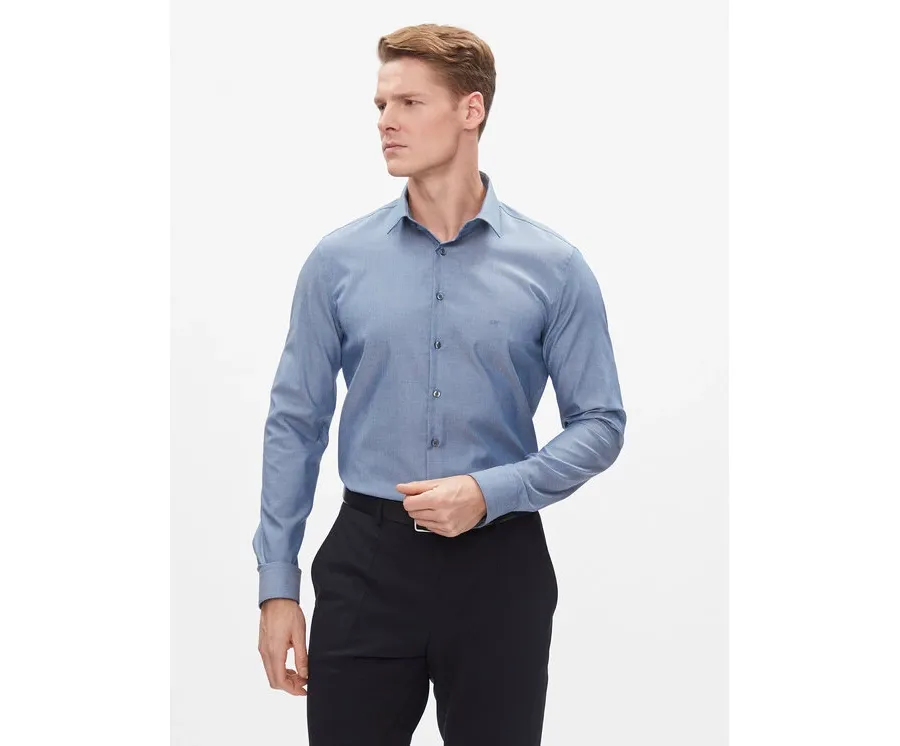 obrazek 1 Calvin Klein Koszula K10K112299 Niebieski Slim Fit