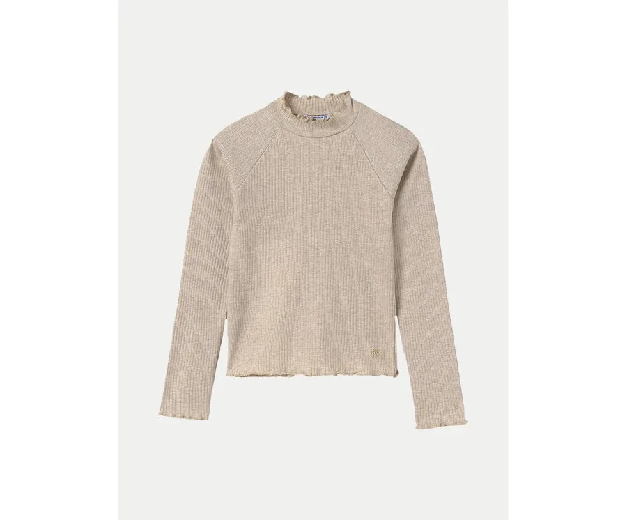 obrazek 1 Mayoral Bluzka 7002 Beżowy Regular Fit