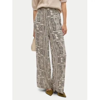 Zdjęcie Vero Moda Spodnie palazzo Menny 10282478 Beżowy Wide Leg