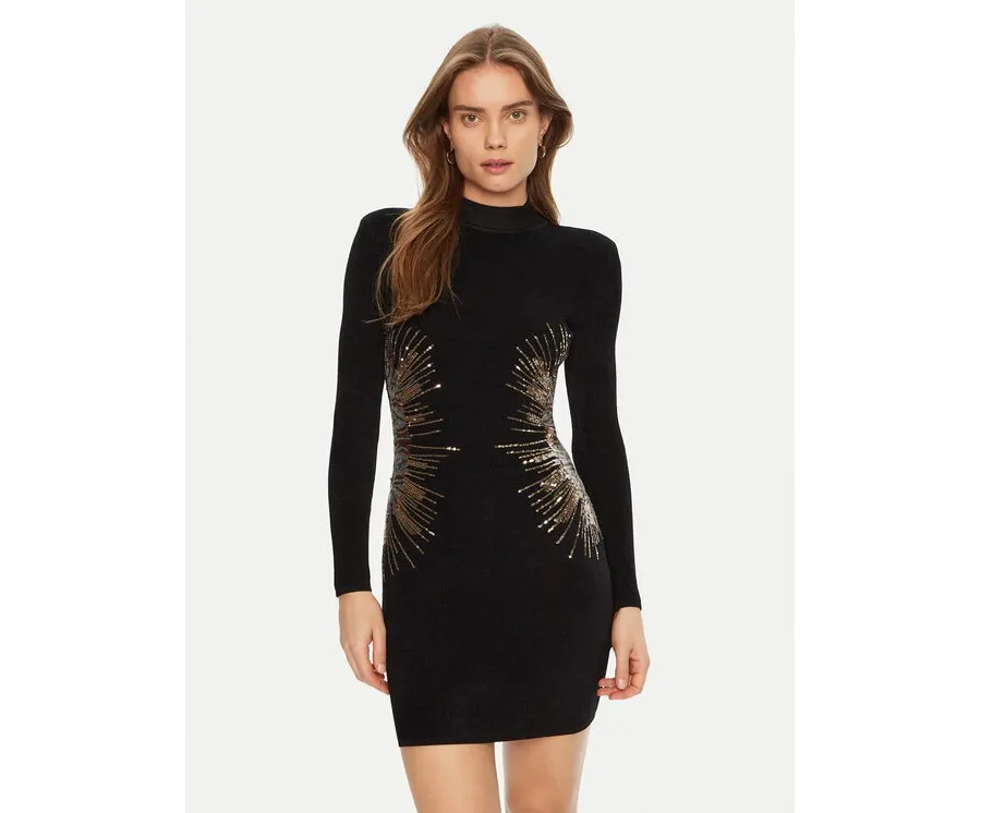 obrazek 1 Marciano Guess Sukienka dzianinowa 5RGK67 5806Z Czarny Bodycon Fit