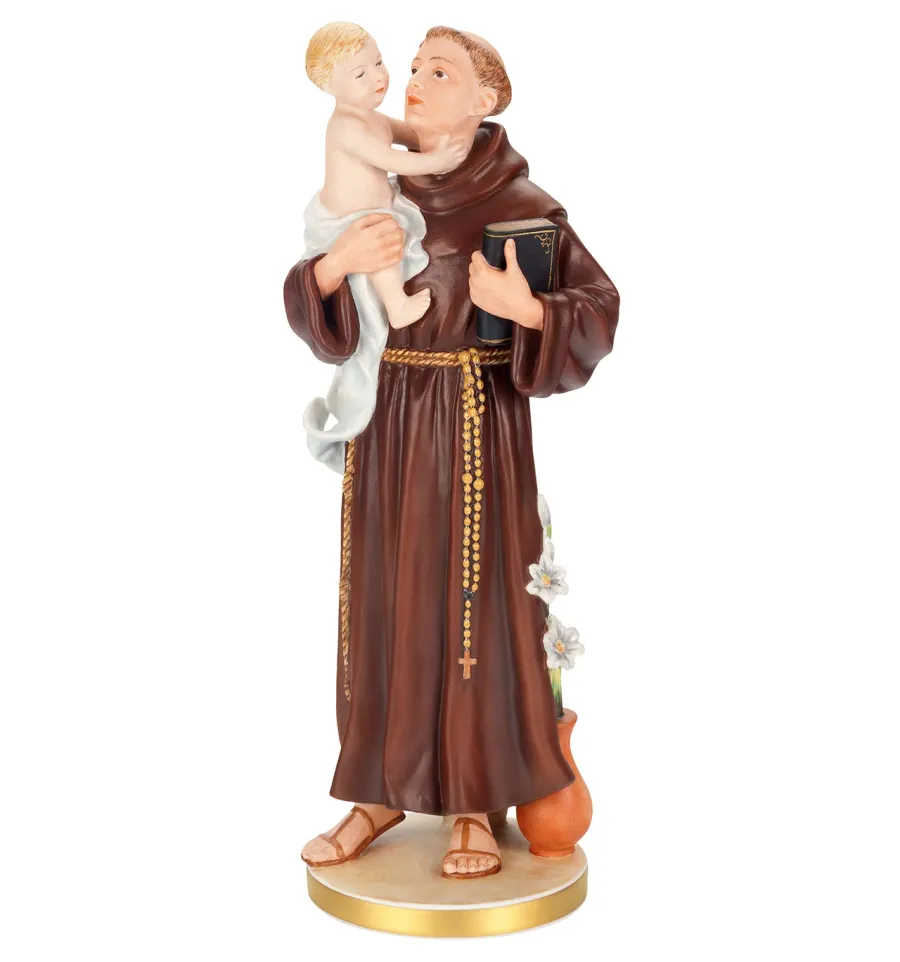 picture 1 A large porcelain sculpture of Saint Anthony - Vista Alegre