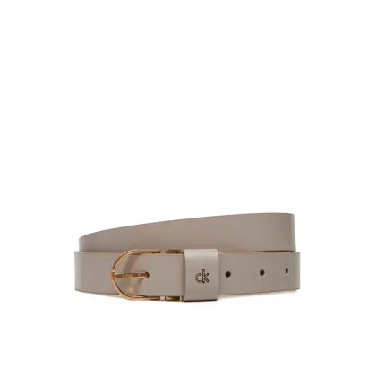 Zdjęcie Calvin Klein Pasek Damski Ck Metal Loop Round Buckle 25Mm LV04F7039G Brązowy