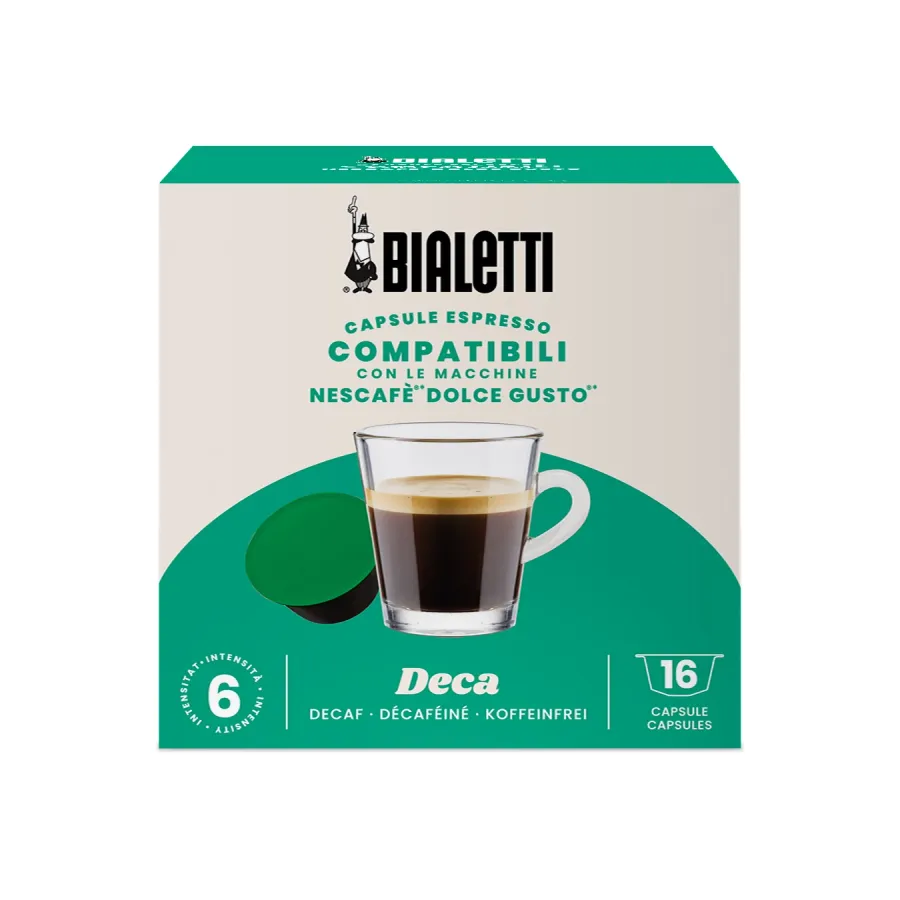 obrazek 1 Bialetti - kawa w kapsułkach bezkofeinowa Dolce Gusto Decaf - 16 kapsułek BIALETTI