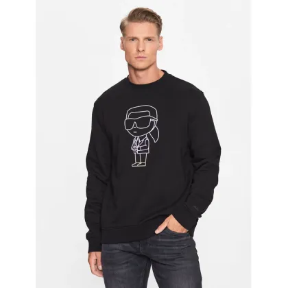 Zdjęcie KARL LAGERFELD Bluza 705400 533910 Czarny Regular Fit