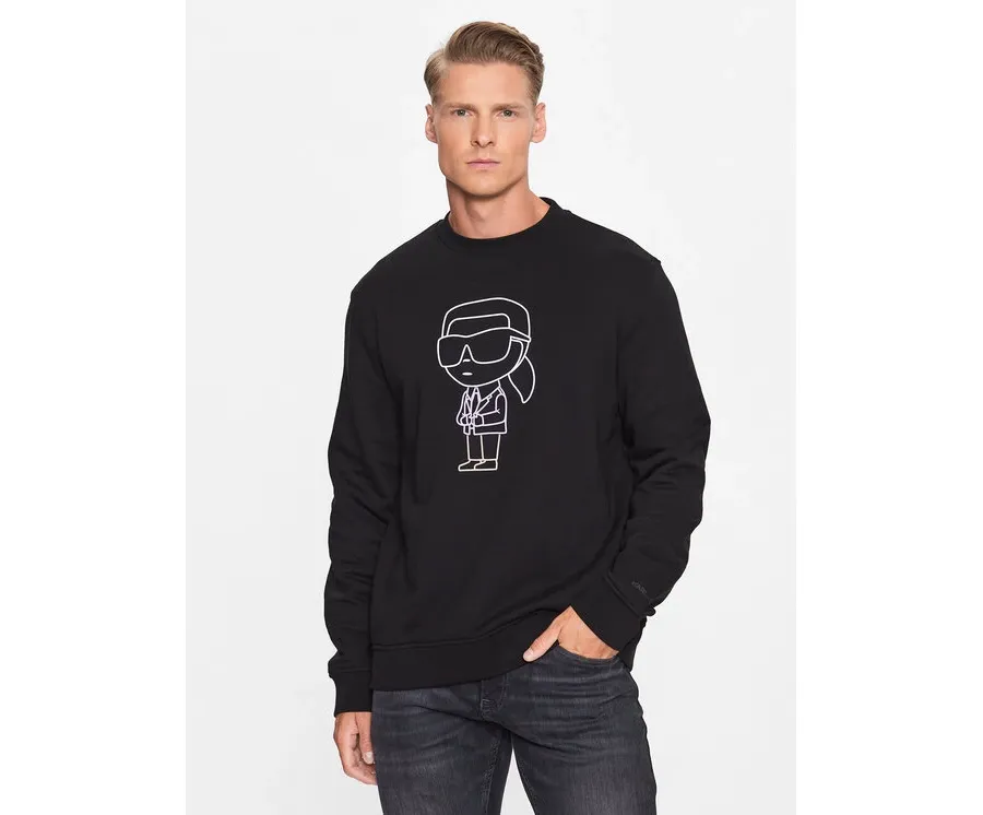 obrazek 1 KARL LAGERFELD Bluza 705400 533910 Czarny Regular Fit