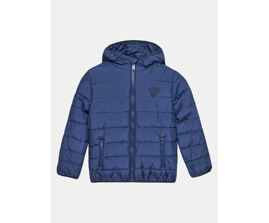 obrazek 1 Guess Kurtka puchowa H4BJ10 WCFM0 Niebieski Regular Fit