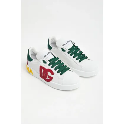 Zdjęcie Sneakersy damskie skórzane DOLCE & GABBANA Dolce & Gabbana
