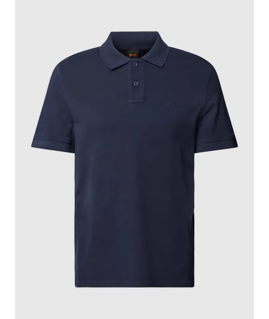 obrazek 1 Koszulka polo o kroju slim fit z krótką listwą guzikową model ‘Prime’