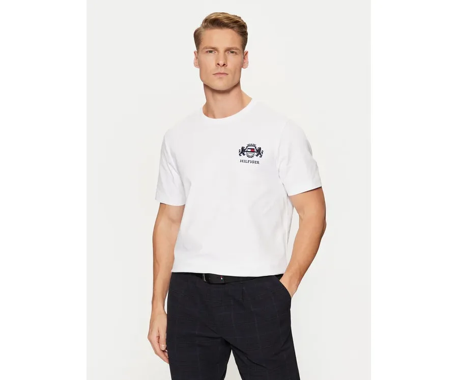 obrazek 1 Tommy Hilfiger T-Shirt MW0MW38076 Biały Regular Fit