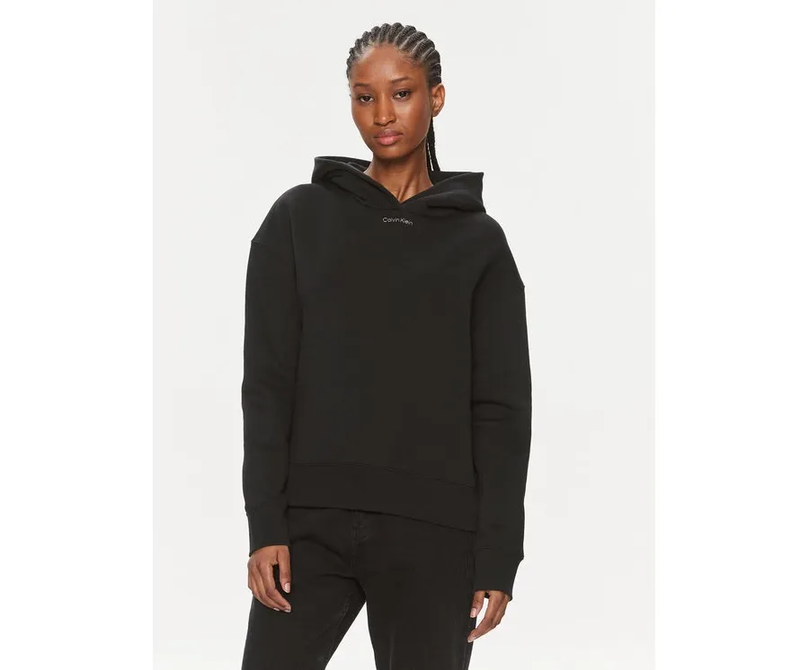 obrazek 1 Calvin Klein Bluza Metallic Micro Logo K20K206960 Czarny Relaxed Fit