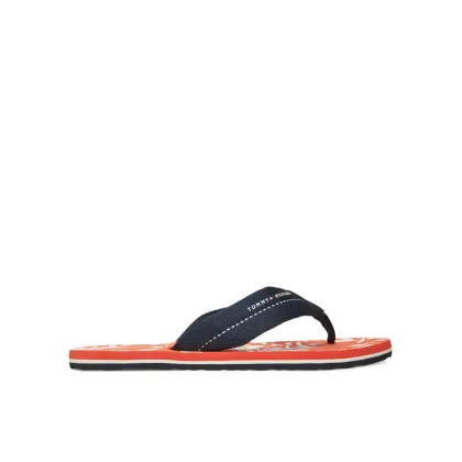 Zdjęcie Tommy Hilfiger Japonki Hilfiger Flw Print Beach Sandal FM0FM05507 Granatowy