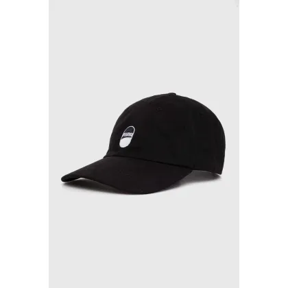 Zdjęcie Puma czapka z daszkiem bawełniana Downtown Low Curve Cap kolor czarny z aplikacją 025312