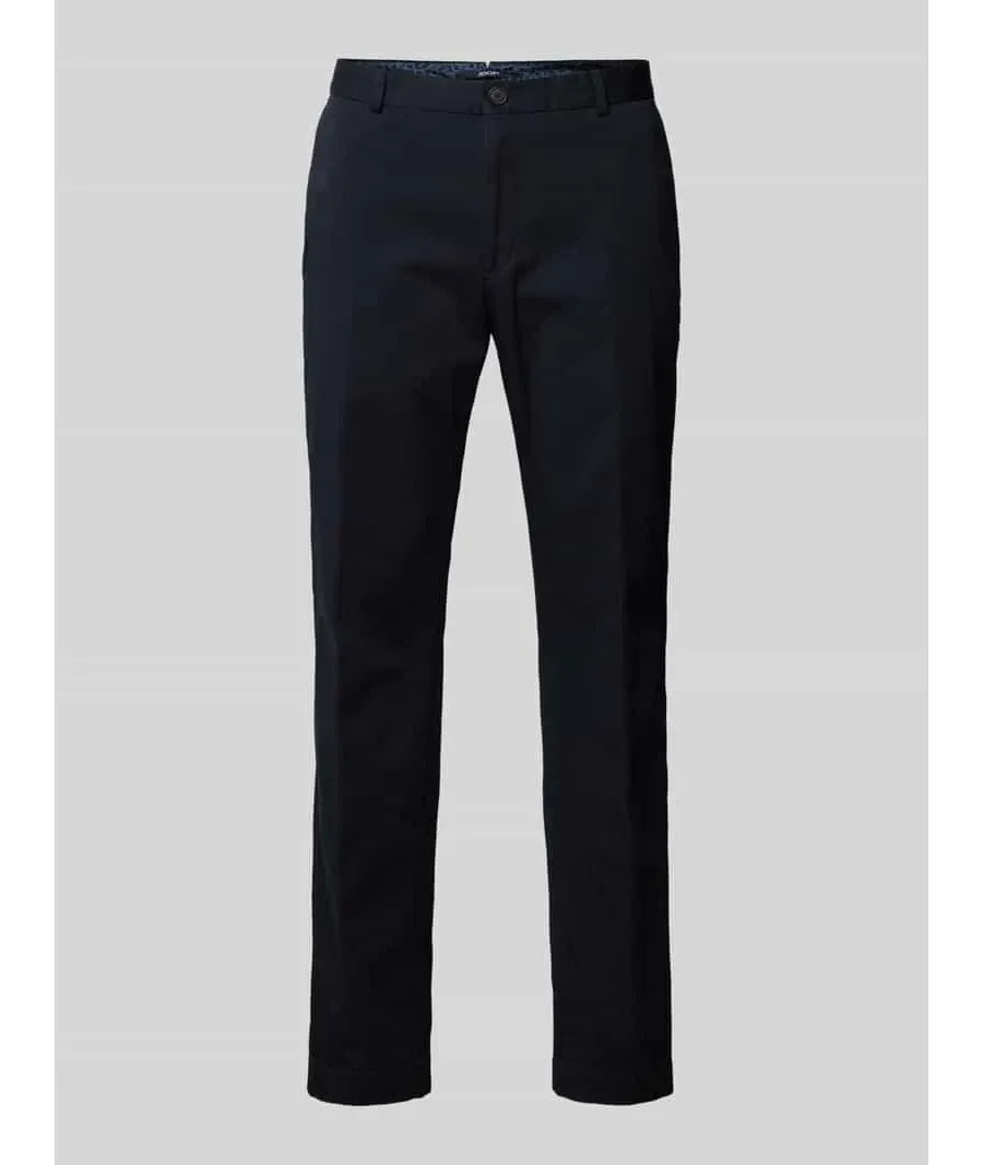 obrazek 1 Chinosy o kroju slim fit ze szlufkami na pasek model ‘Hank’