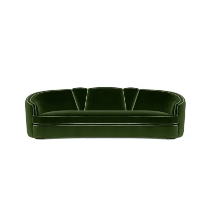 Picture Green sofa with a luxurious finish - Munna