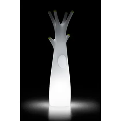 Zdjęcie Designerski wieszak na ubrania do nowoczesnych wnętrz podświetlany lampą led - Plust