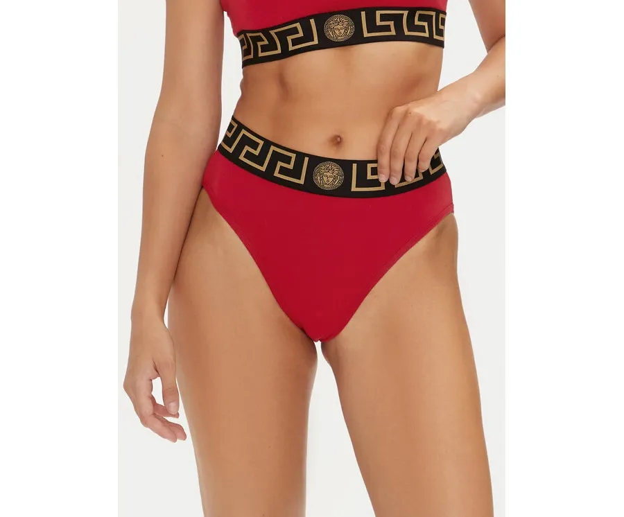 obrazek 1 Versace Figi klasyczne z wysokim stanem AUD01050 1A10011 Czerwony