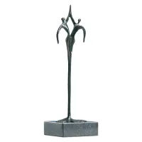 Zdjęcie Oryginalna statuetka z platerowanego brązu