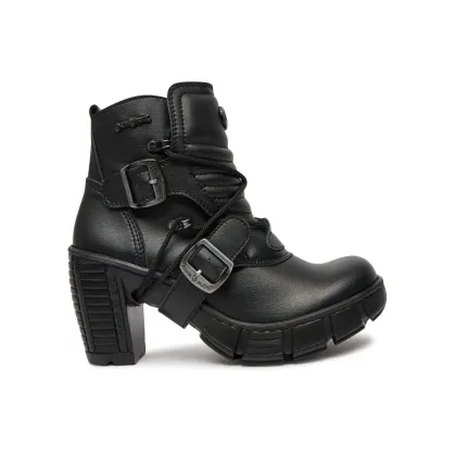 Zdjęcie NEW ROCK Botki M-TRCASCO004-V2 Czarny