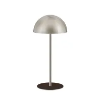 Picture Unique chrome hat holder with a chocolate base
