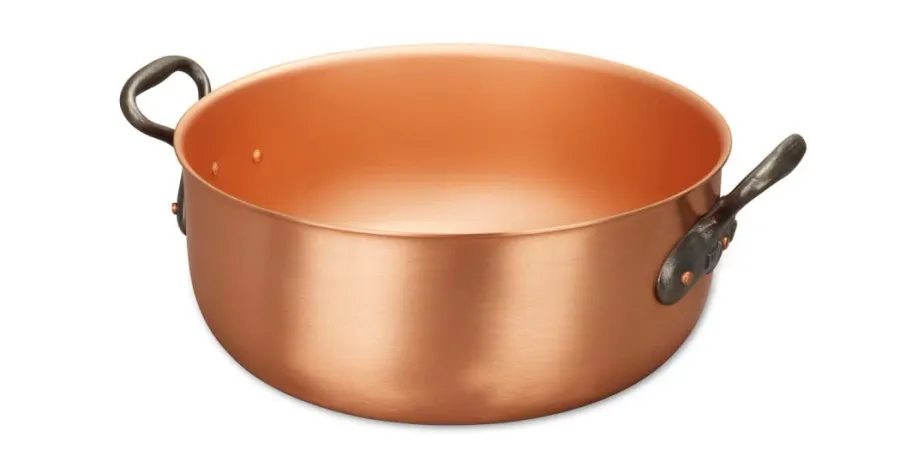 obrazek 1 Miedziany garnek do konfitur o średnicy 32 cm
