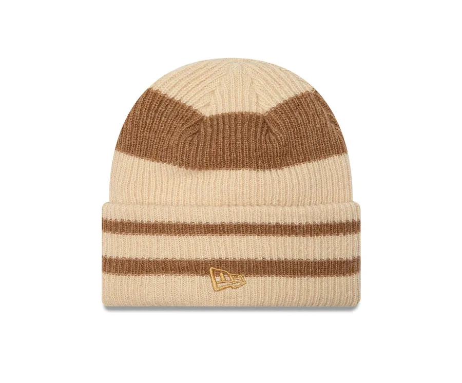 obrazek 1 New Era Czapka Stripe Cuff Knit Beanie 60580764 Beżowy