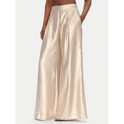 Zdjęcie ACCESS FASHION Spodnie palazzo 53-5034-922 Złoty Wide Leg