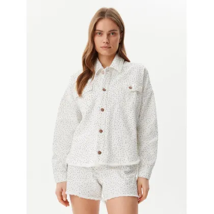 Zdjęcie Guess Kurtka jeansowa W5GN90 D5N91 Biały Regular Fit