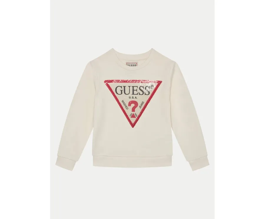 obrazek 1 Guess Bluza K4YQ10 KA6R4 Écru Regular Fit