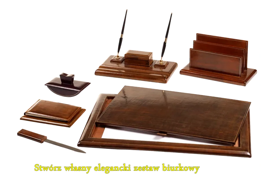 obrazek 3 Oryginalna podkładka na biurko - skóra