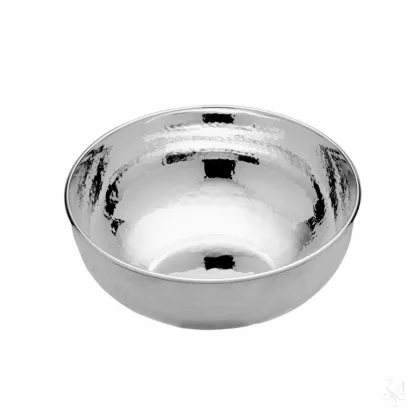 Zdjęcie Stylowa okrągła srebrna miska - Zaramella Argenti
