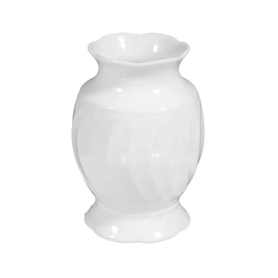 obrazek 1 Wyjątkowy porcelanowy biały wazon o klasycznym kształcie - Seltmann Weiden