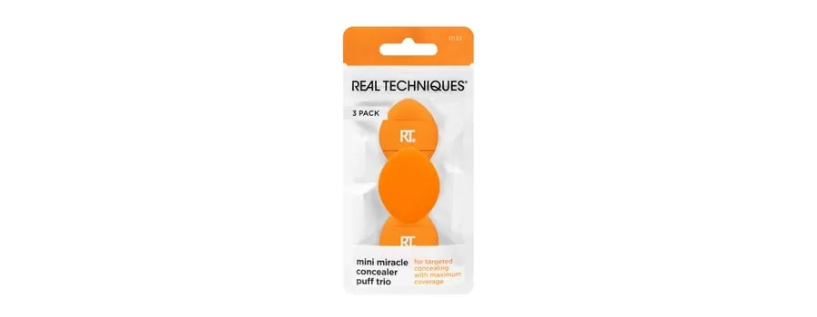 obrazek 1 Real Techniques Mini M. Concealer Puff Trio Gąbka do makijażu 1 szt.