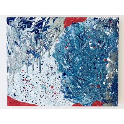 Zdjęcie Chaos, akryl na płótnie 3D