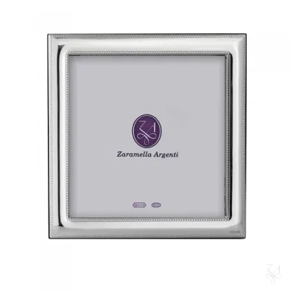 Zdjęcie Kwadratowa ramka na zdjęcia 13×13 cm Monaco ze srebra - Zaramella Argenti