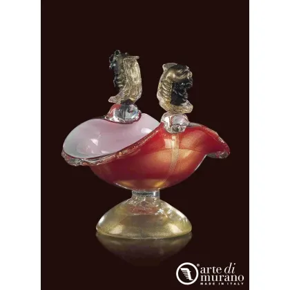 Zdjęcie Stylowy wenecki kubek mauretański ze szkła Murano