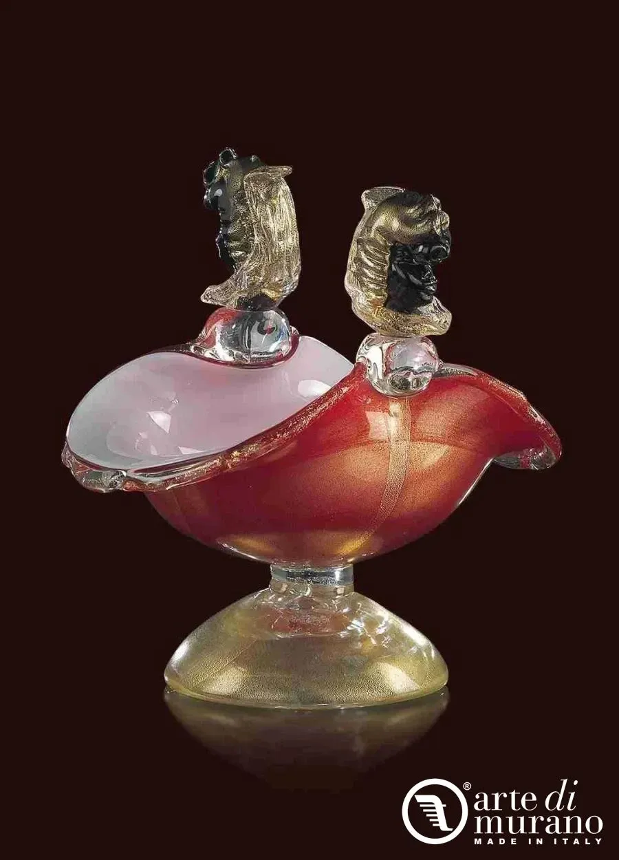 obrazek 1 Stylowy wenecki kubek mauretański ze szkła Murano