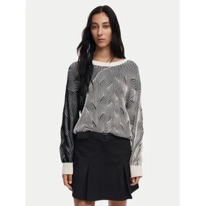 Zdjęcie Desigual Sweter Ottawa 24WWJF10 Szary Regular Fit