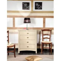 Picture Chest of drawers with 4 drawers in a classic style - Fratelli Mirandola
