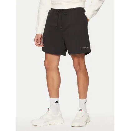 Zdjęcie Tommy Jeans Szorty sportowe Flag Beach DM0DM20637 Czarny Regular Fit