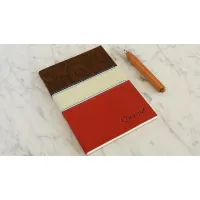 Zdjęcie Luksusowy włoski notes ze skóry