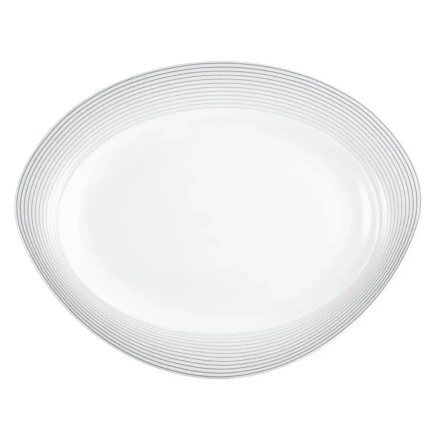 obrazek 1 Stylowy duży owalny półmisek z porcelany 35x27 cm - Seltmann Weiden