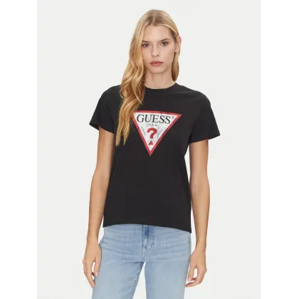 Zdjęcie Guess T-Shirt W2BI69 K8FQ1 Czarny Regular Fit