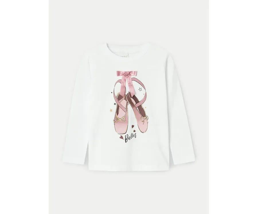 obrazek 1 NAME IT Bluzka 13235991 Biały Regular Fit