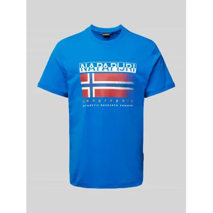 Zdjęcie T-shirt z nadrukiem z logo i napisem model ‘S-KREIS’